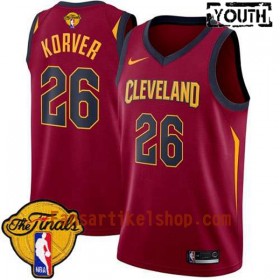 NBA Cleveland Cavaliers Trikot Kyle Korver 26 2018 NBA Finals Patch Nike Rot Swingman - Kinder